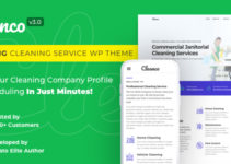 Cleanco - Cleaning Service Company WordPress Theme
