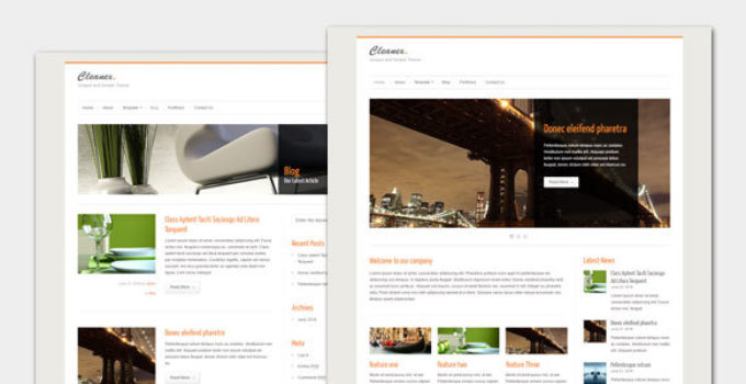 Cleanex - Minimalist Business WordPress Theme