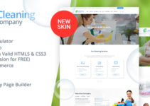 Cleaning Services WordPress Theme + RTL