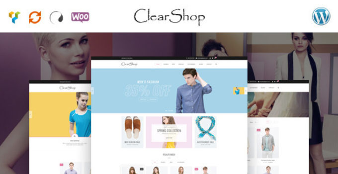 Clear Shop - Wonderful Responsive WooCommerce Theme