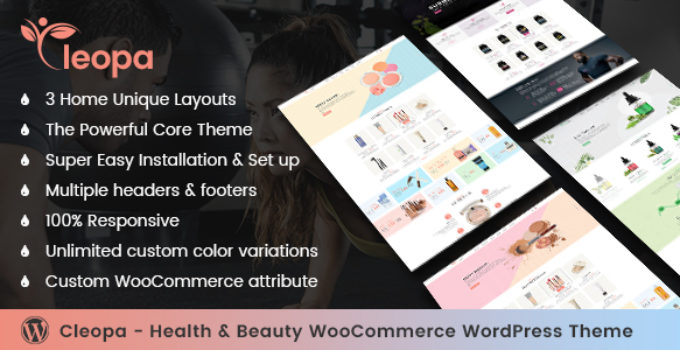Cleopa - Health & Beauty WooCommerce WordPress Theme