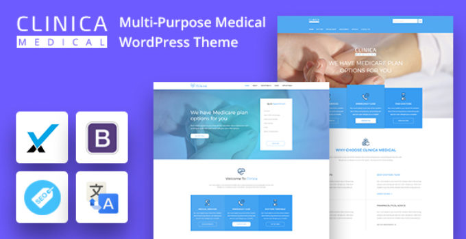 Clinica - Multi-Purpose Medical WordPress Theme