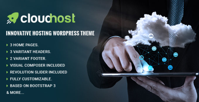 CloudHost - Responsive Hosting WordPress Theme