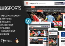 Club Sports - Events and Sports News Theme
