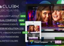 Clubix - Nightlife, Music & Events WordPress Theme