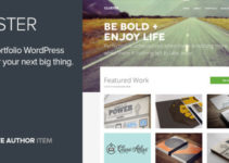 Cluster - A Bold Portfolio Wordpress Theme