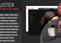 Cluster - A Responsive Portfolio WordPress Theme