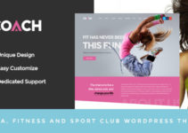 Coach - Sport Clubs, Fitness Centers & Courses WordPress Theme