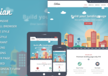 Cobian - Responsive WordPress Flat Landing Page Theme