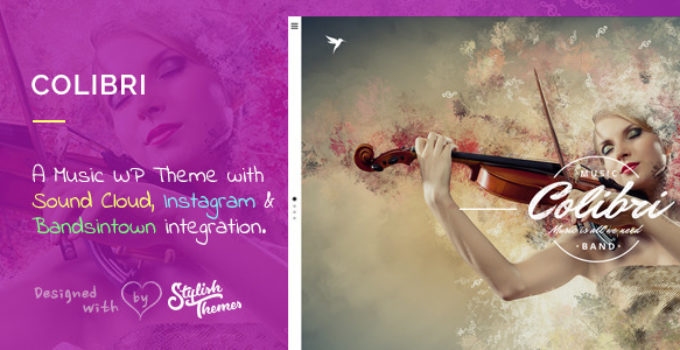 Colibri - WP Theme for Busy Musicians