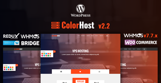 ColorHost | Responsive Web Hosting and WHMCS WordPress Theme