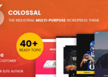 Colossal - Industrial multi-purpose WordPress Theme
