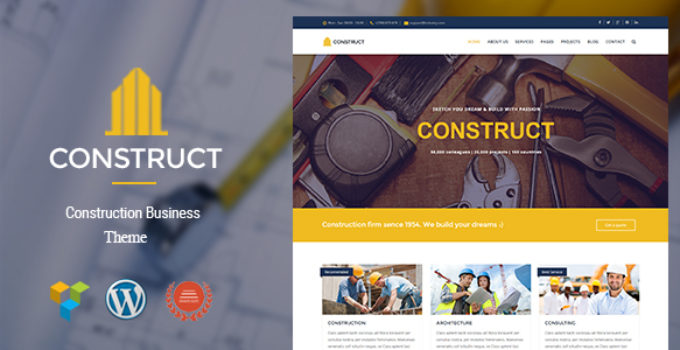 Construct - Construction & Business WordPress Theme