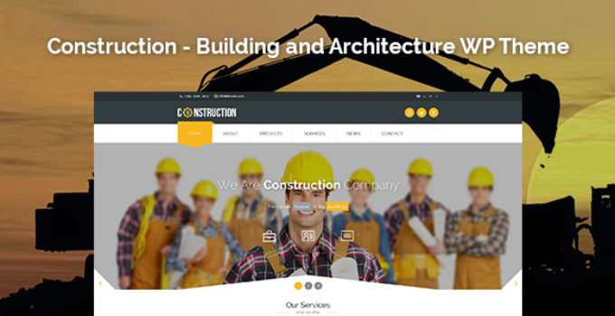 Construction - Building and Architecture WordPress Theme