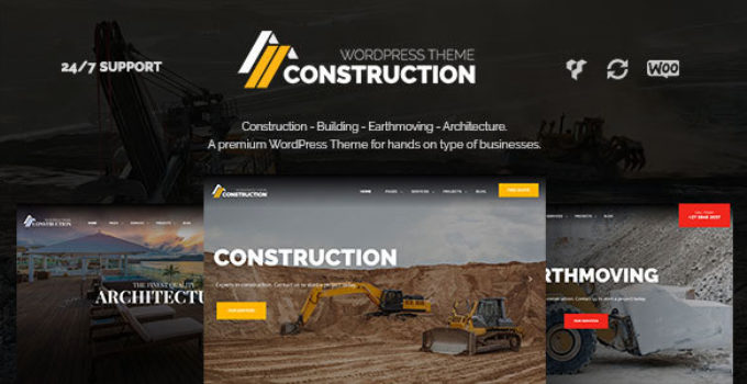 Construction – Building & Architecture WordPress Theme