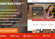 Construction PRO - Building and Renovation Services Construction WordPress Theme