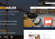 Construction WordPress Theme for Industrial & Construction Company | MegaBuilder Construct