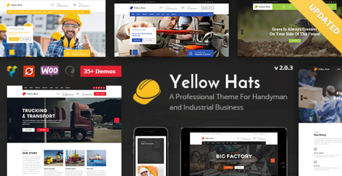 Construction Yellow Hats - Construction, Building & Renovation Theme