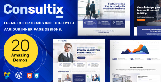 Consultix Consulting - Business Consulting WordPress Theme