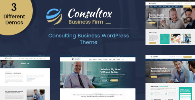 Consultox - Consulting Business WordPress Theme