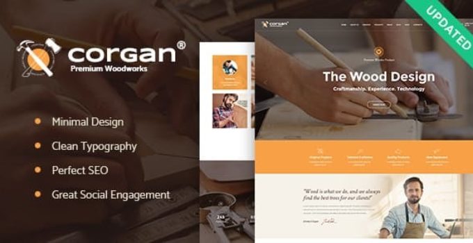 Corgan | Woodworks and Carpentry WordPress Theme