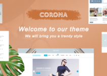 Corona - Fashion Model and Clothes WooCommerce WordPress Theme