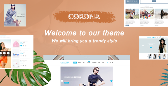 Corona - Fashion Model and Clothes WooCommerce WordPress Theme