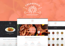 Crab & Spice | Restaurant and Cafe WordPress Theme