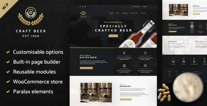 Craft Beer Nation - WooCommerce Theme