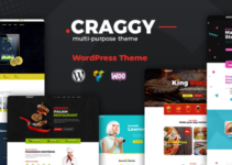 Craggy - Food Delivery, Services & Bitcoin Crypto Currency Multi-purpose WordPress Theme