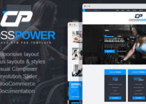 CrossPower - Sport Gym Fitness WordPress Theme