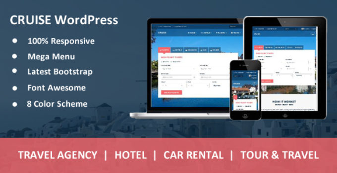 Cruise - Responsive Travel Agency WordPress Theme