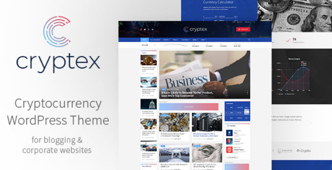 Cryptex - Cryptocurrency WordPress Theme