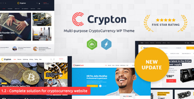 Crypton | A Multi-Purpose Cryptocurrency WordPress Theme