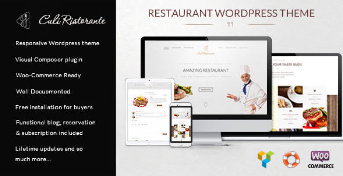 Culi Ristorante - Restaurant WordPress Theme