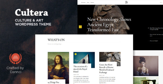 Cultera - Art & Culture WordPress Theme