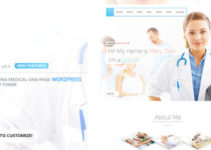 Cured - Medical Doctor One Page WordPress Theme