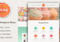 Cute Cake - Responsive One Page Wordpress Theme