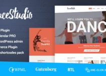 Dance Studio - WordPress Theme for Dancing Schools & Clubs