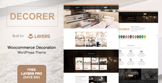Decorer | Woocommerce Layers WordPress Theme