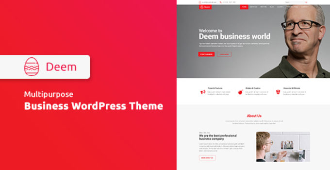 Deem - Multipurpose Business WordPress Theme