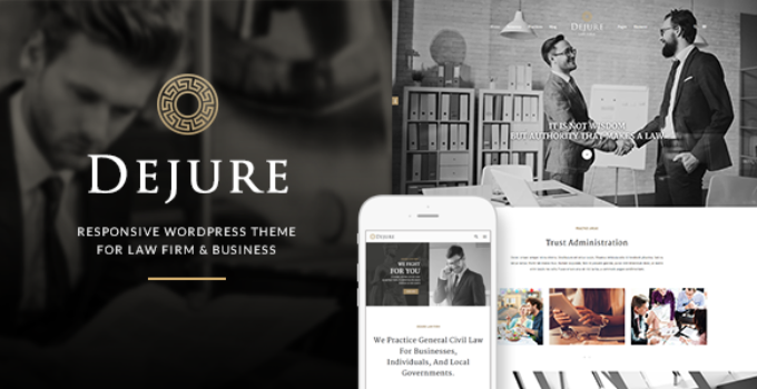 Dejure Responsive WP Theme for Law firm & Business