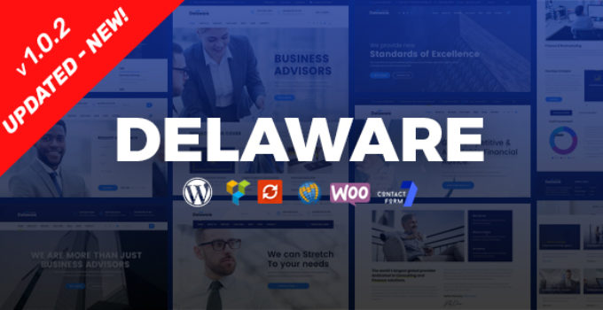 Delaware - Consulting, Finance and Services Company WordPress Theme