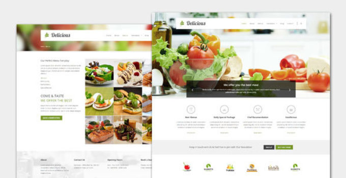 Delicious - Food and Restaurant WordPress Theme
