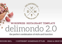 Delimondo 2.0 - 5 Styles Restaurant & Food WP Theme