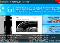 DENIZY 5 in 1 Business & Portfolio Wordpress Theme