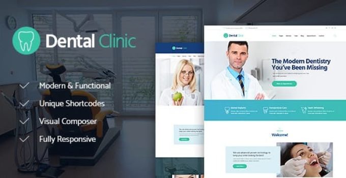 Dental Clinic, Medicine & Healthcare WordPress Theme