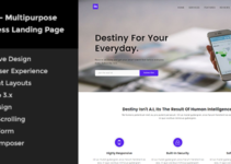 Destiny - Multipurpose WordPress Landing Page
