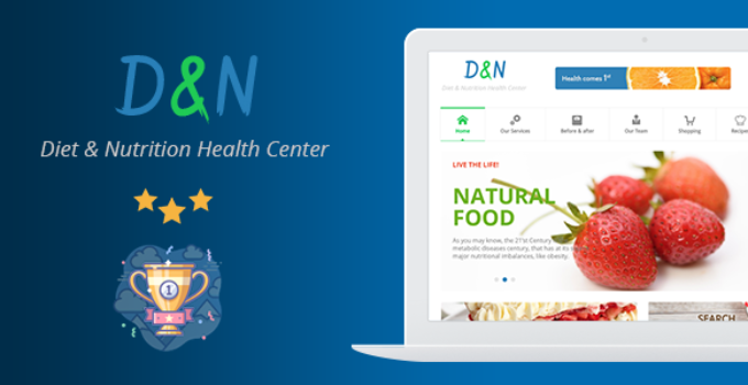 Diet & Nutrition Health Center - WordPress Theme
