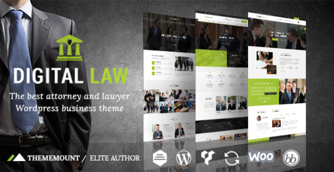 Digital Law | Attorney, Lawyer and Law Agency WordPress Theme